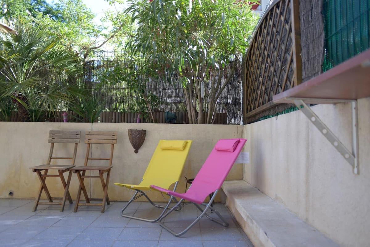 F3 Climatise-Terrasse 30 M2- Parking-Antigone Daire Montpellier Dış mekan fotoğraf